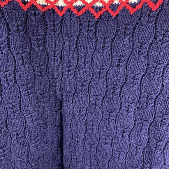 Birch Bros Vintage Hand Knitted Cardigan Sweater Womens Size Medium - Picture 7 of 7